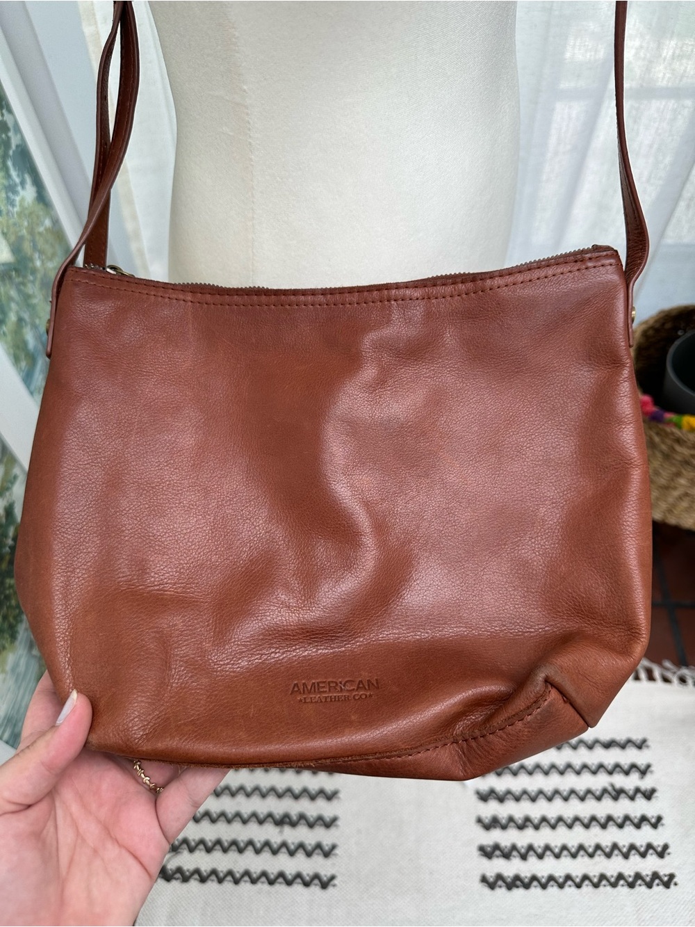 American Leather Co. Brown Crossbody Purse